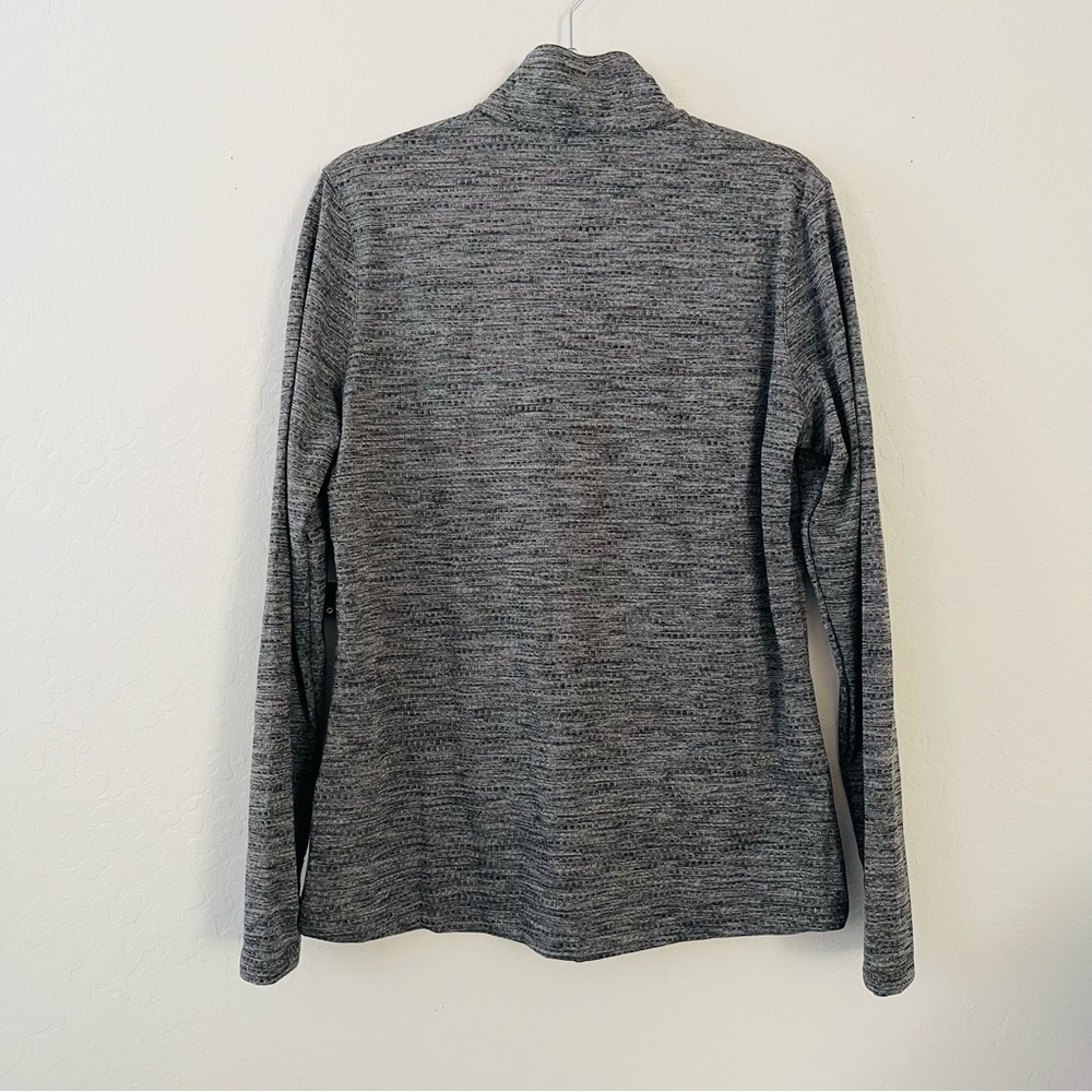Nike Heathered Gray Quarter-Zip Pullover - Picture 2 of 5